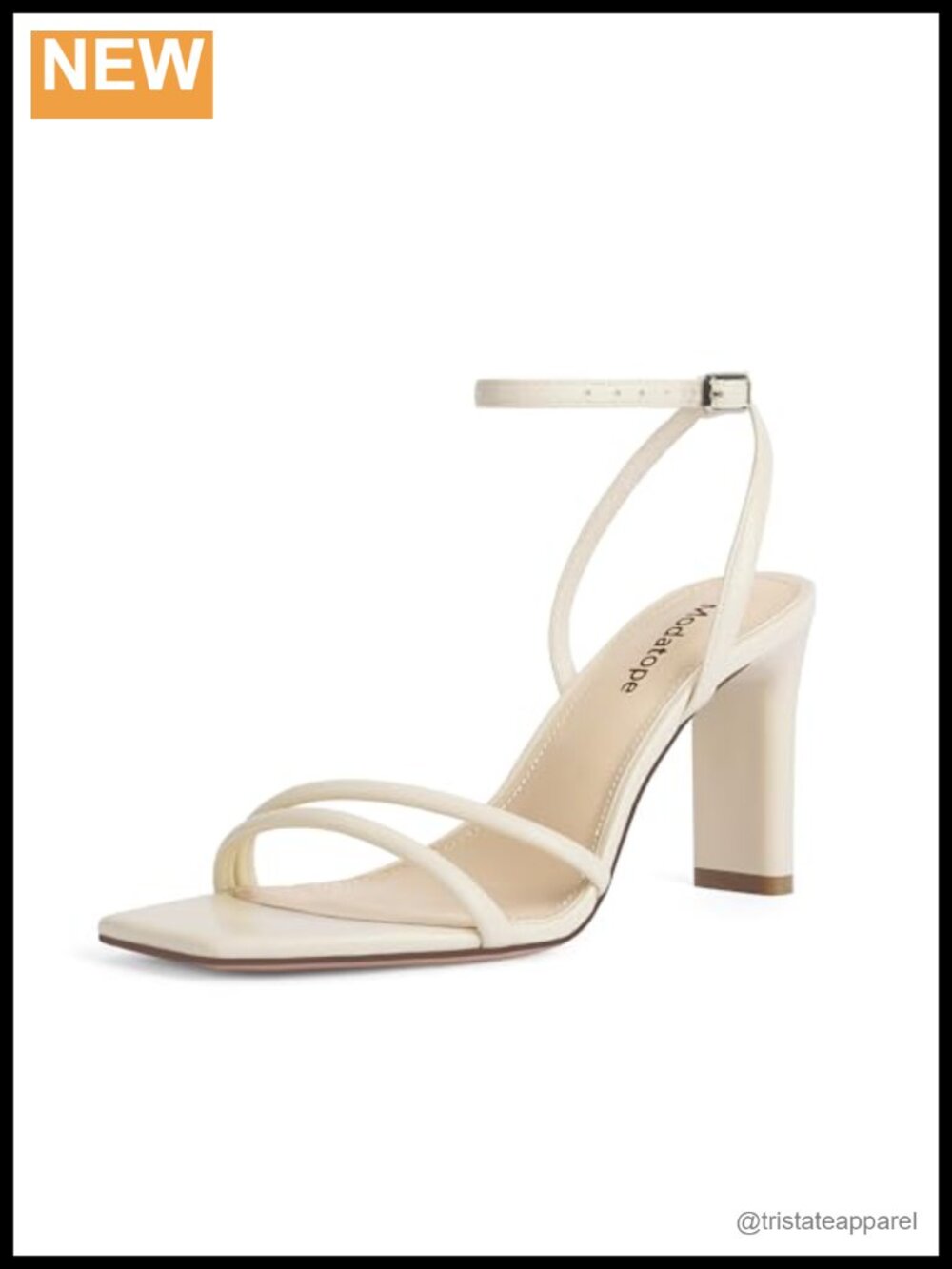 Womens Strappy High Heel Sandals Square Open Toe Chunky Block Ankle Strap Faux